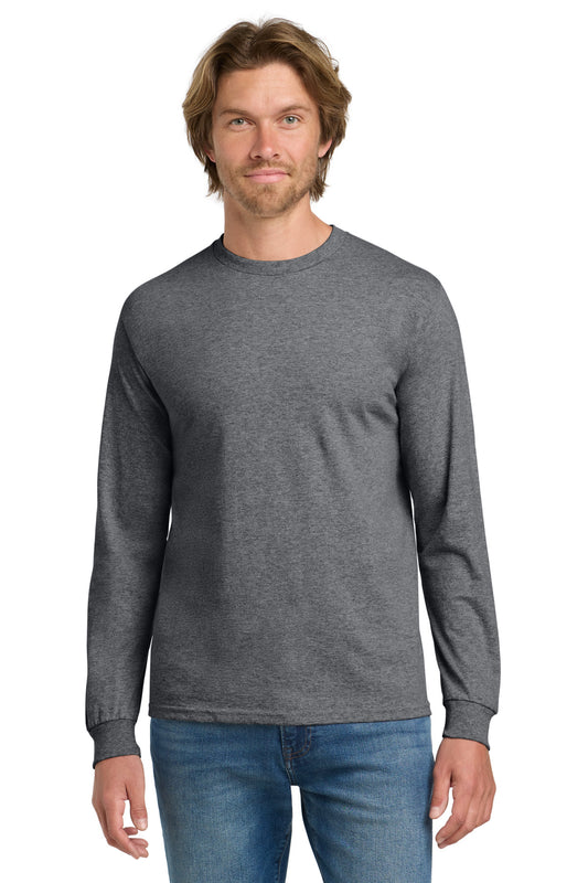 Gildan - Heavy Cotton 100% Cotton Long Sleeve T-Shirt. 5400