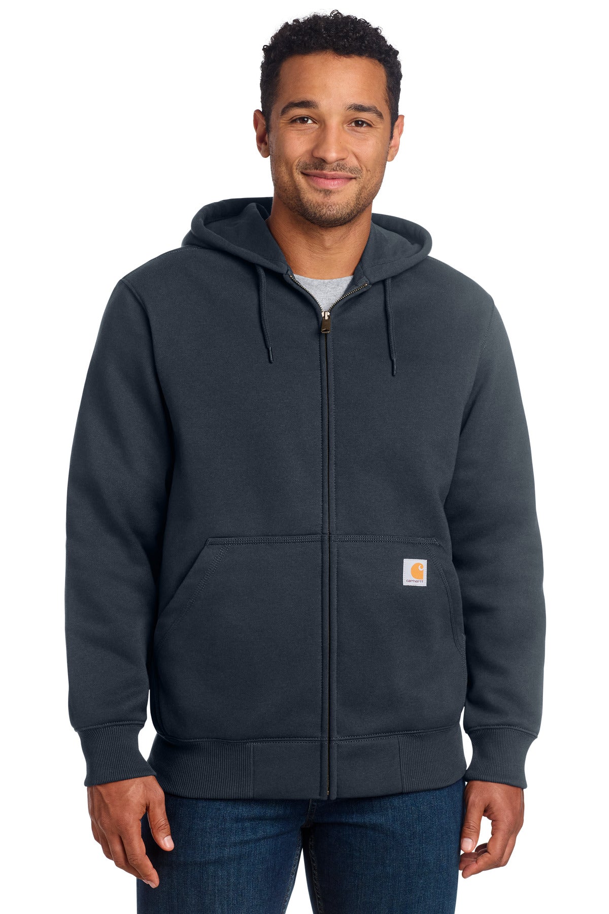 Carhartt Rain Defender Paxton Heavyweight Hooded Zip-Front Sweatshirt. CT100614