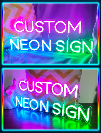 Colorful Neon Letter Modeling Lamp