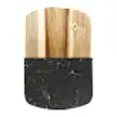 Black Marble Cheese Board Set with Knives
