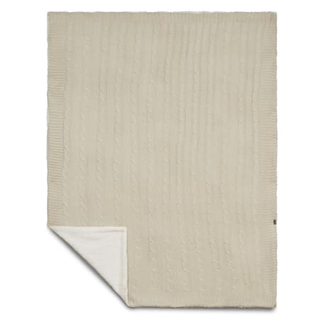 Field & Co. Cable Knit Sherpa Blanket