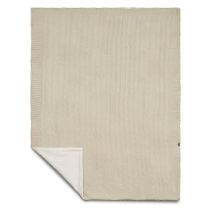 Field & Co. Cable Knit Sherpa Blanket