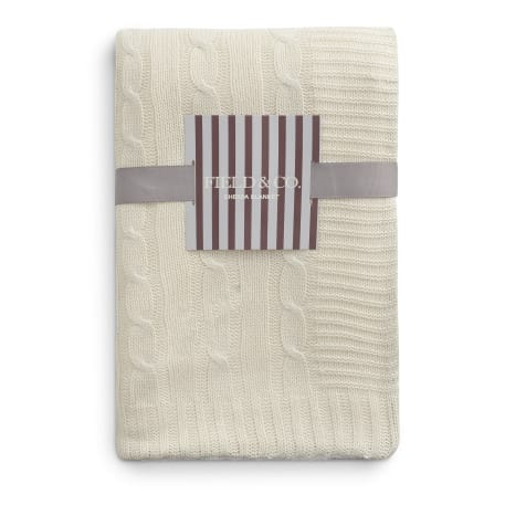 Field & Co. Cable Knit Sherpa Blanket