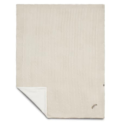Field & Co. Cable Knit Sherpa Blanket