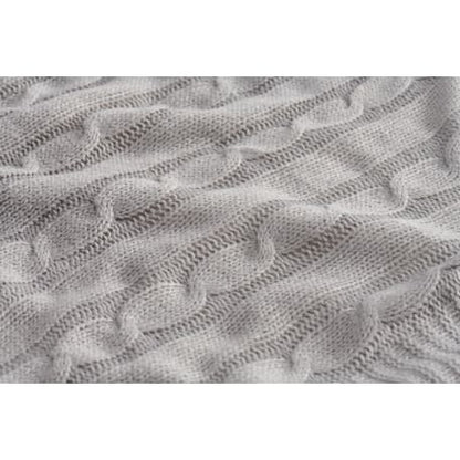 Field & Co. Cable Knit Sherpa Blanket