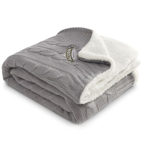 Field & Co. Cable Knit Sherpa Blanket