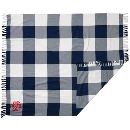 Field & Co. 100% Organic Cotton Check Throw Blanke