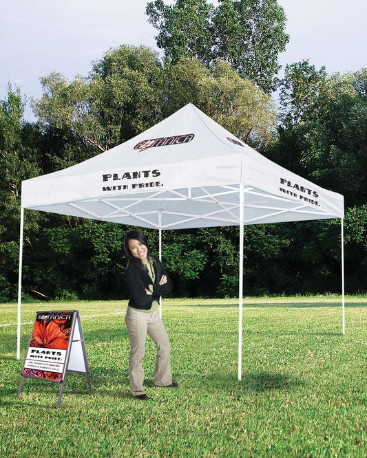 10' Standard Tent Kit (Full Color Imprint, 4 Locations)