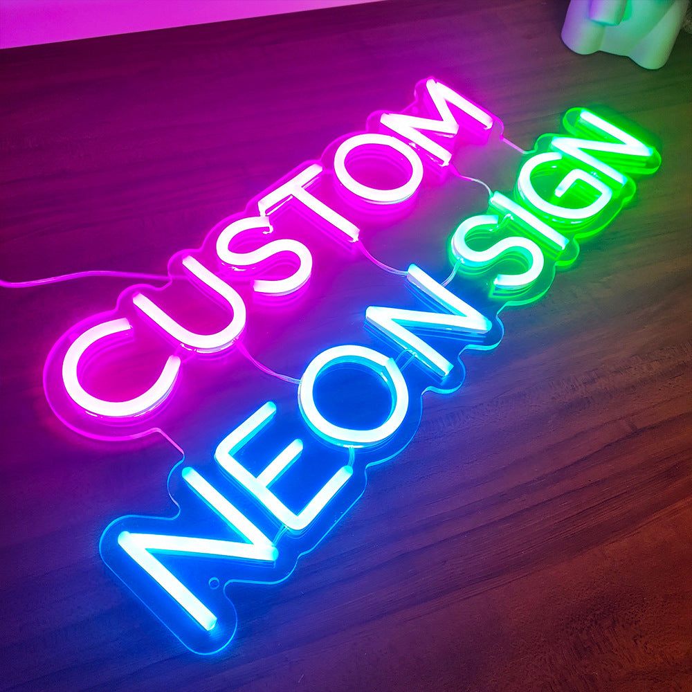 Colorful Neon Letter Modeling Lamp