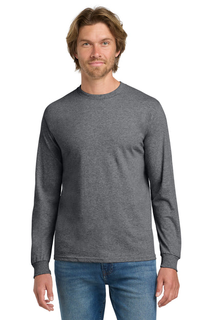 Gildan - Heavy Cotton 100% Cotton Long Sleeve T-Shirt.  5400