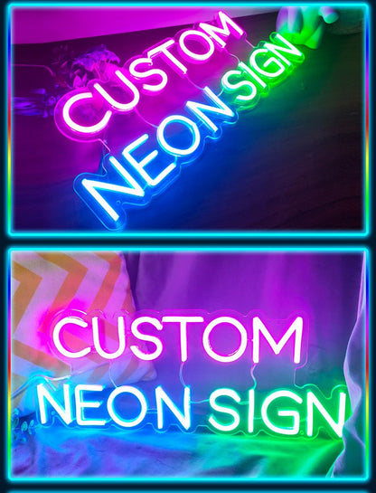 Colorful Neon Letter Modeling Lamp