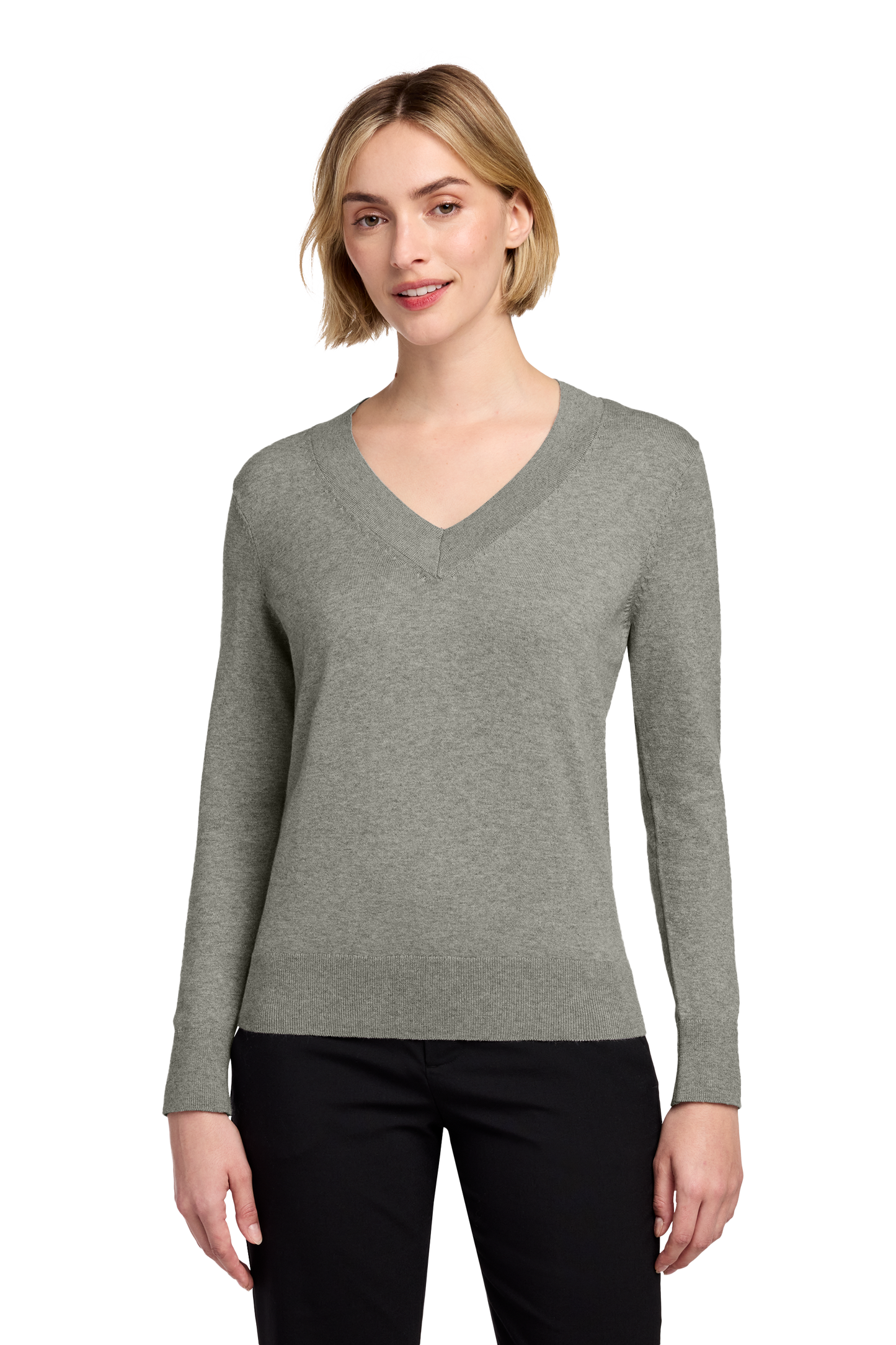 Brooks Brothers Women's Cotton Stretch V-Neck Sweater