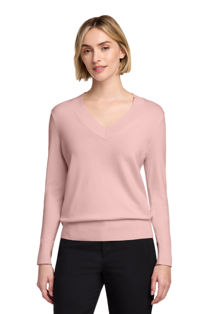 Brooks Brothers Women's Cotton Stretch V-Neck Sweater