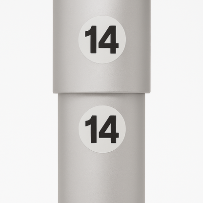 3' Flexi-Tube Display Kit, Single-Sided