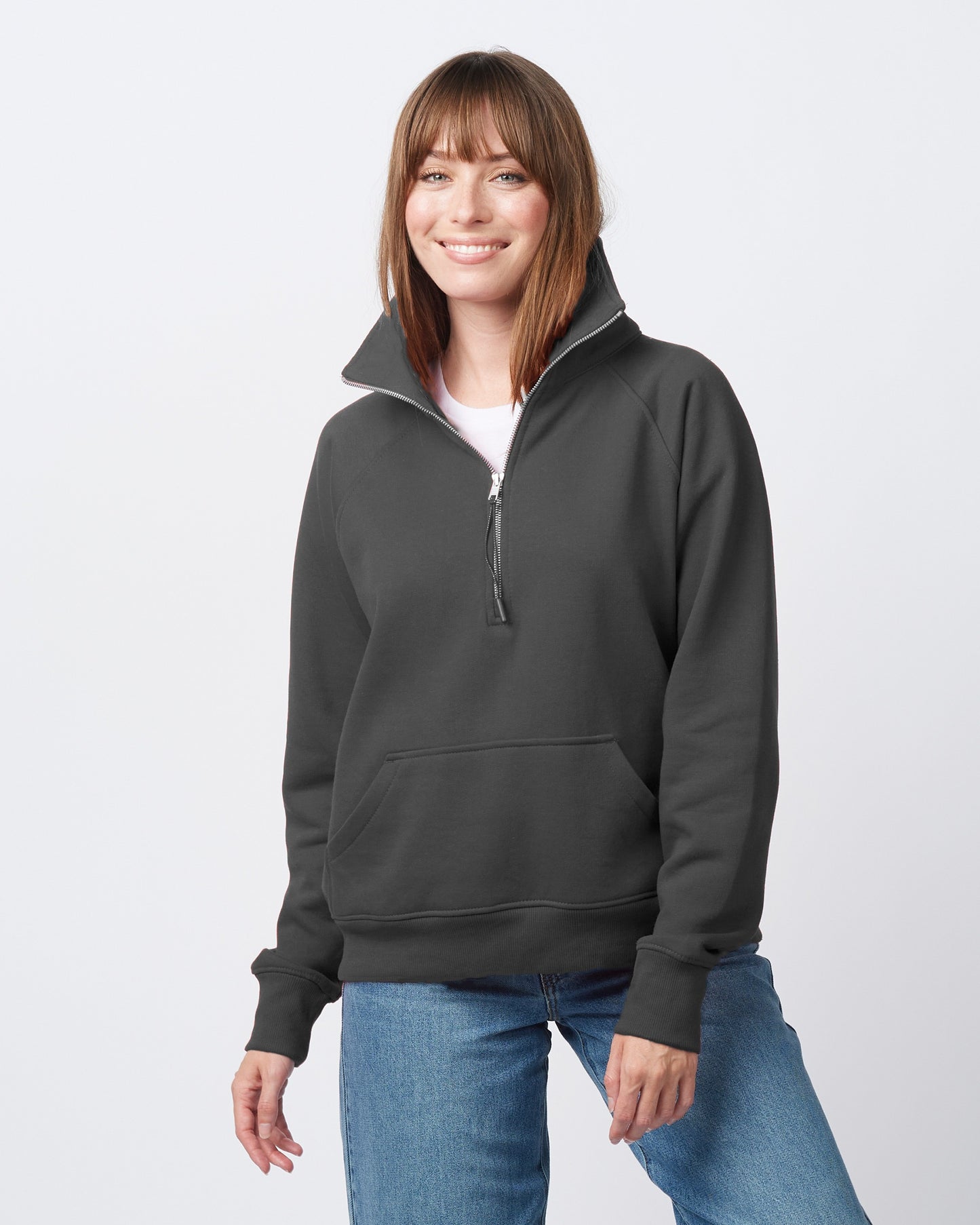 Women's Boxy Half Zip Fleece