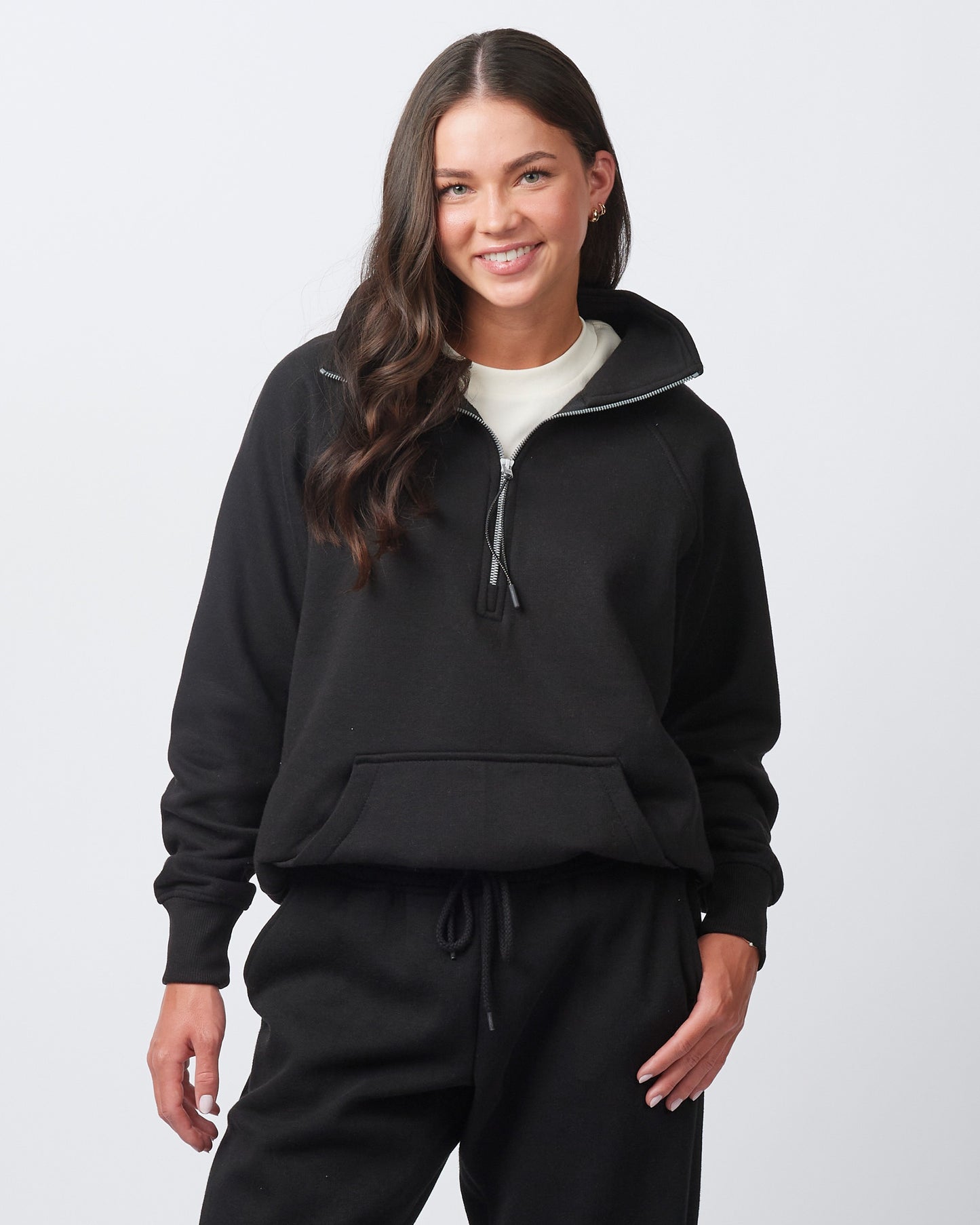 Women's Boxy Half Zip Fleece