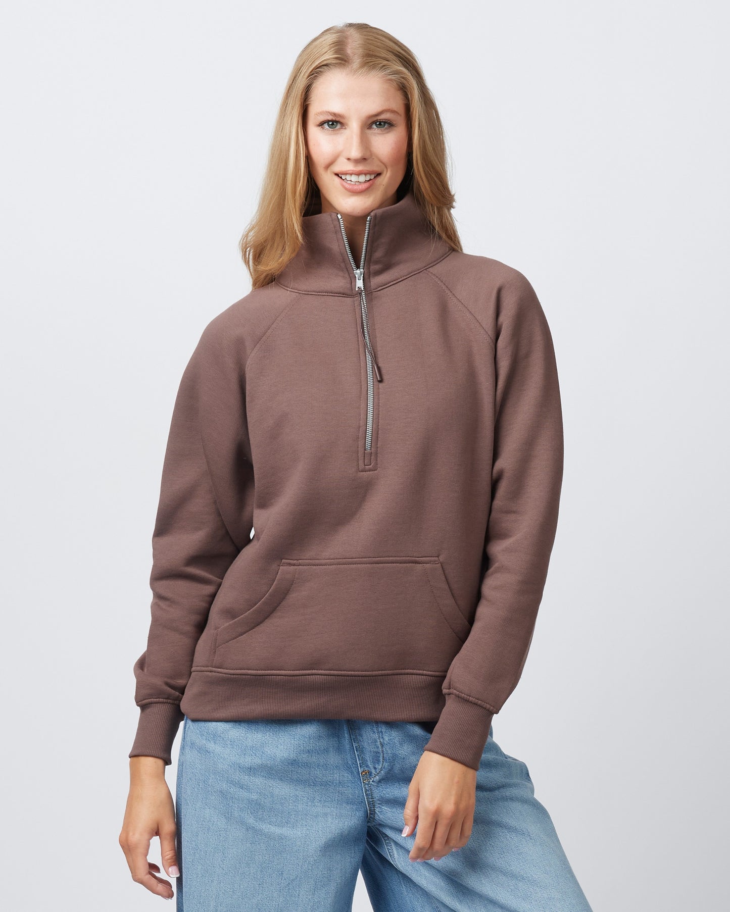 Women's Boxy Half Zip Fleece