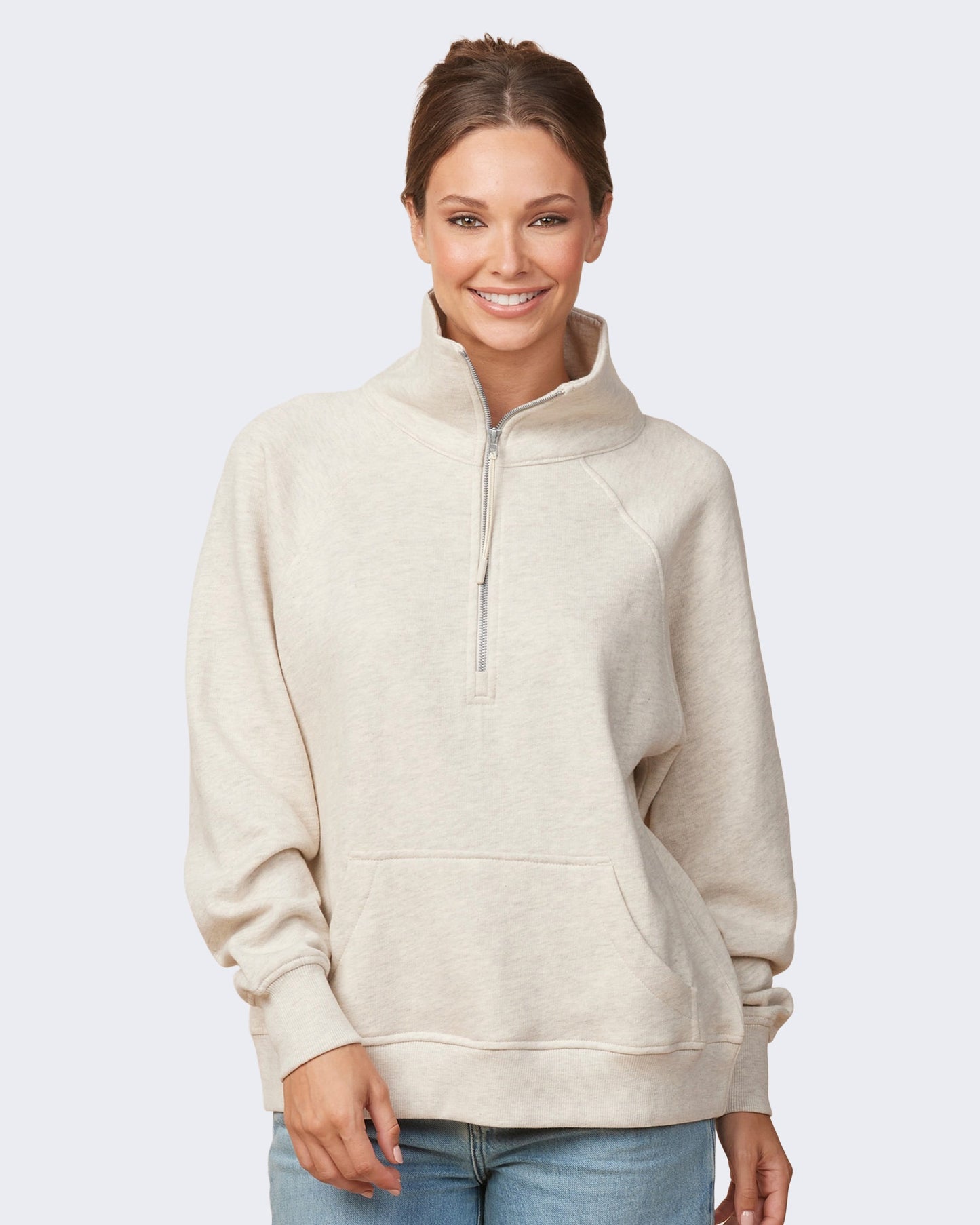 Women's Boxy Half Zip Fleece