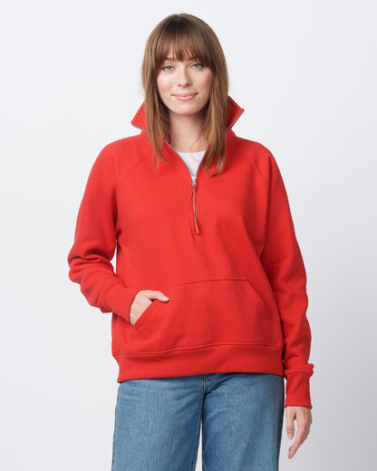 Women's Boxy Half Zip Fleece