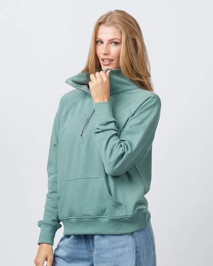 Women's Boxy Half Zip Fleece