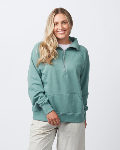 Women's Boxy Half Zip Fleece