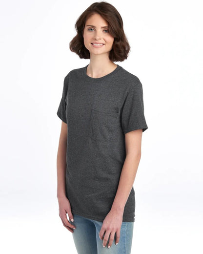 Jerzees Dri-Power Unisex Pocket T Shirt