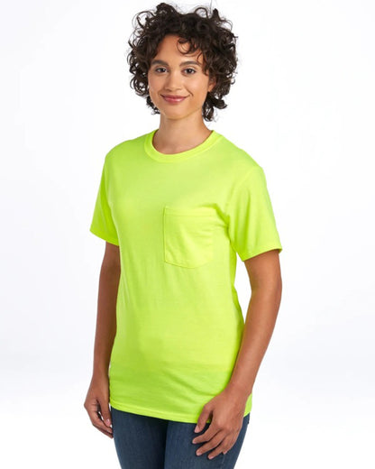 Jerzees Dri-Power Unisex Pocket T Shirt