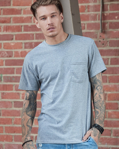 Jerzees Dri-Power Unisex Pocket T Shirt