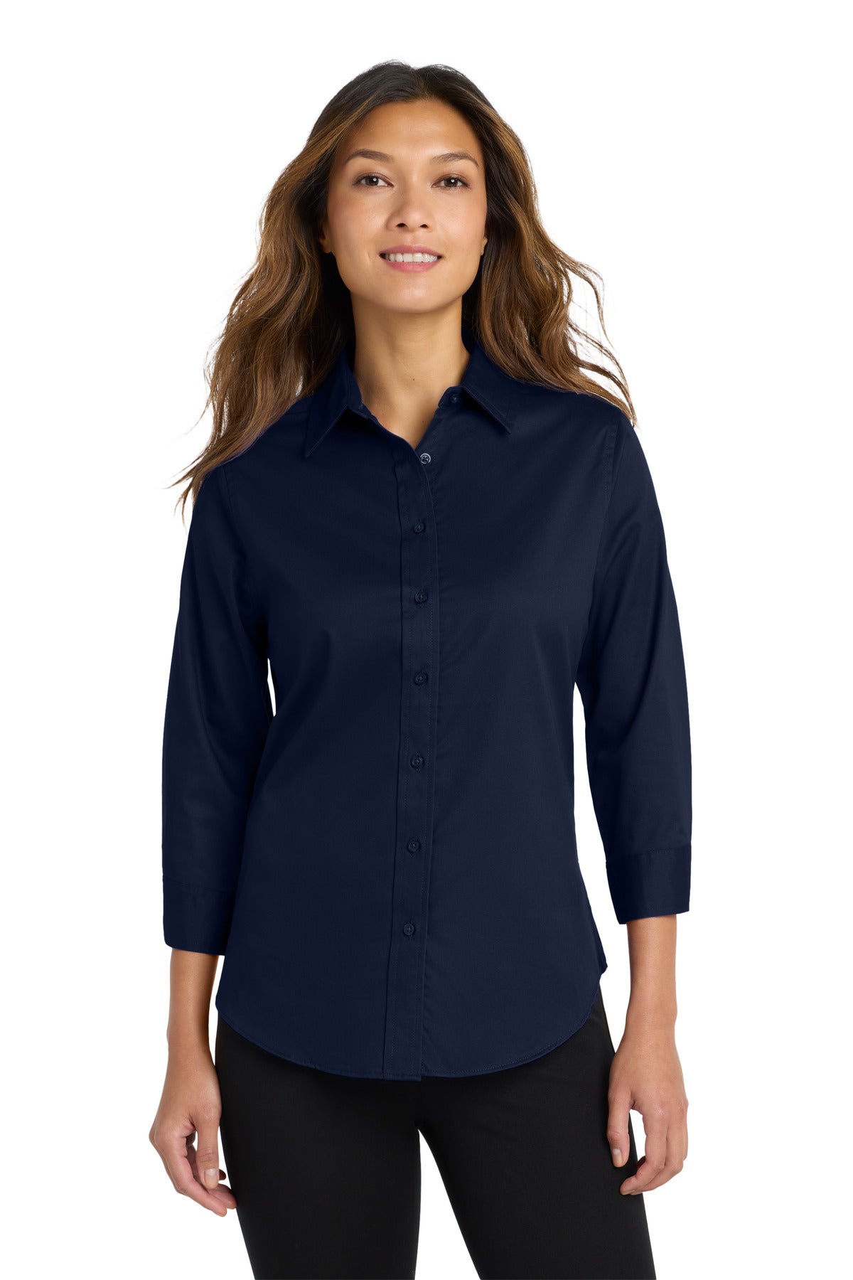 Port Authority Women's 3/4-Sleeve Easy Care Shirt. L612