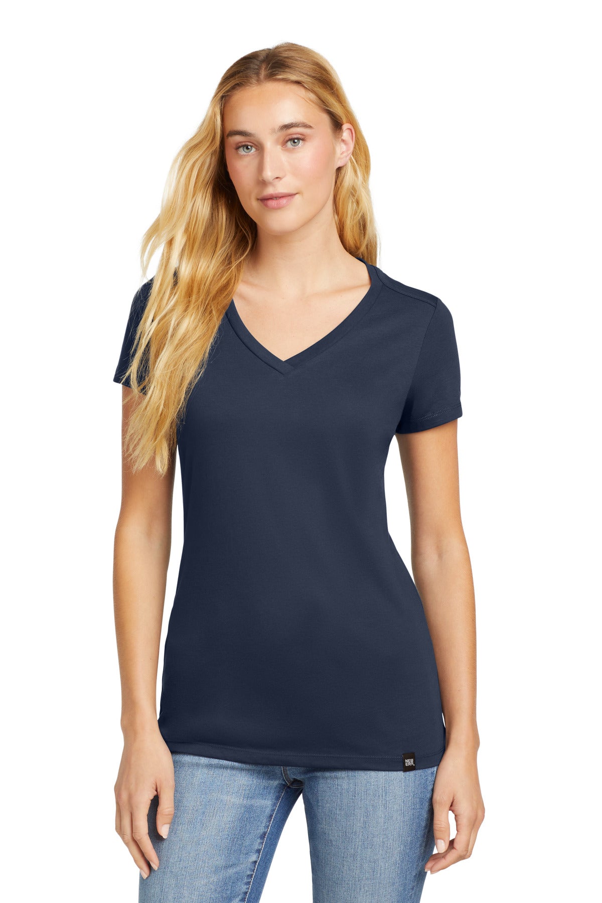 New Era  ®  Women's Heritage Blend V-Neck Tee. LNEA101