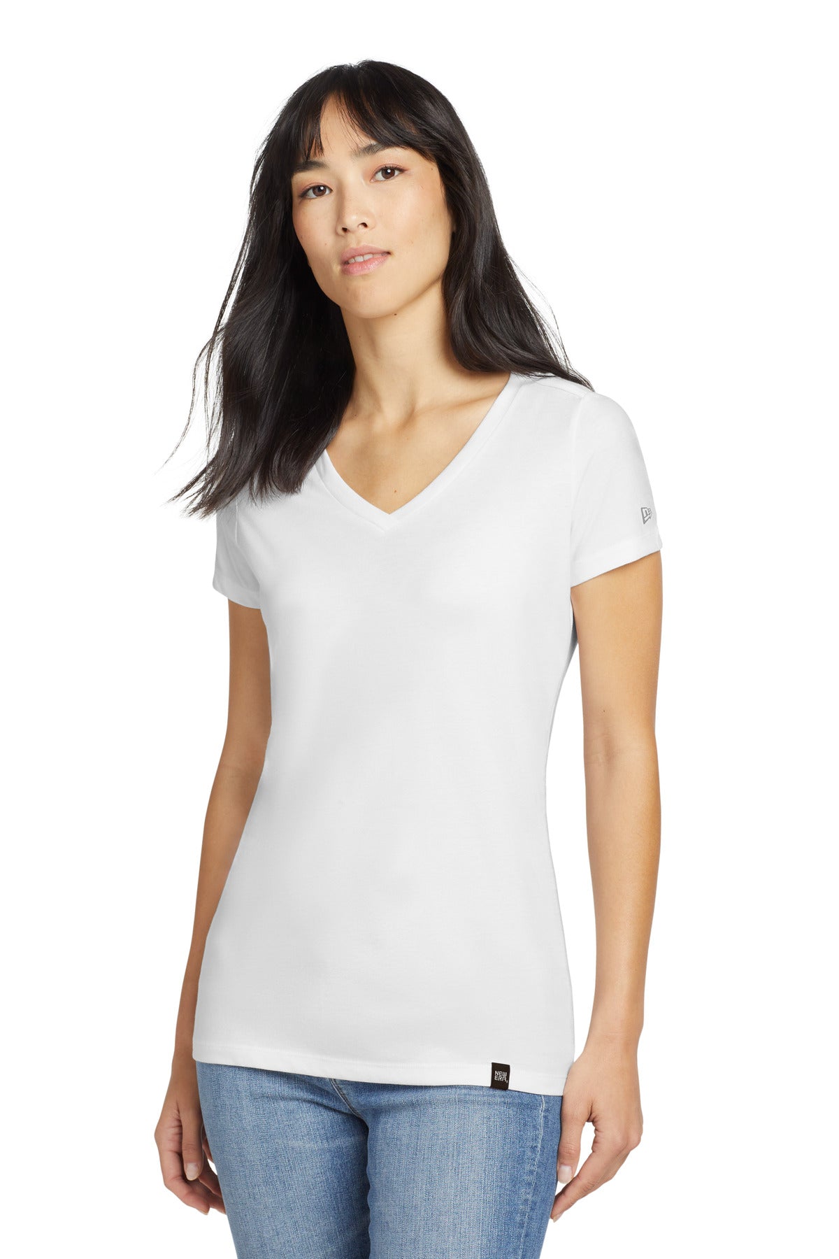 New Era  ®  Women's Heritage Blend V-Neck Tee. LNEA101