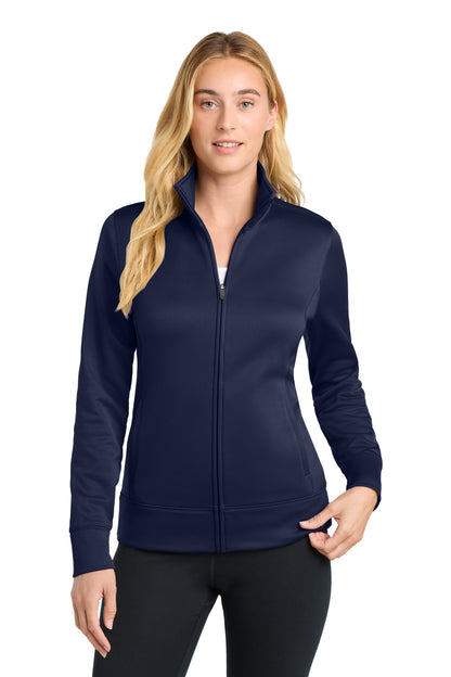 Sport-Tek ®  Women's Sport-Wick ®  Fleece Full-Zip Jacket.  LST241