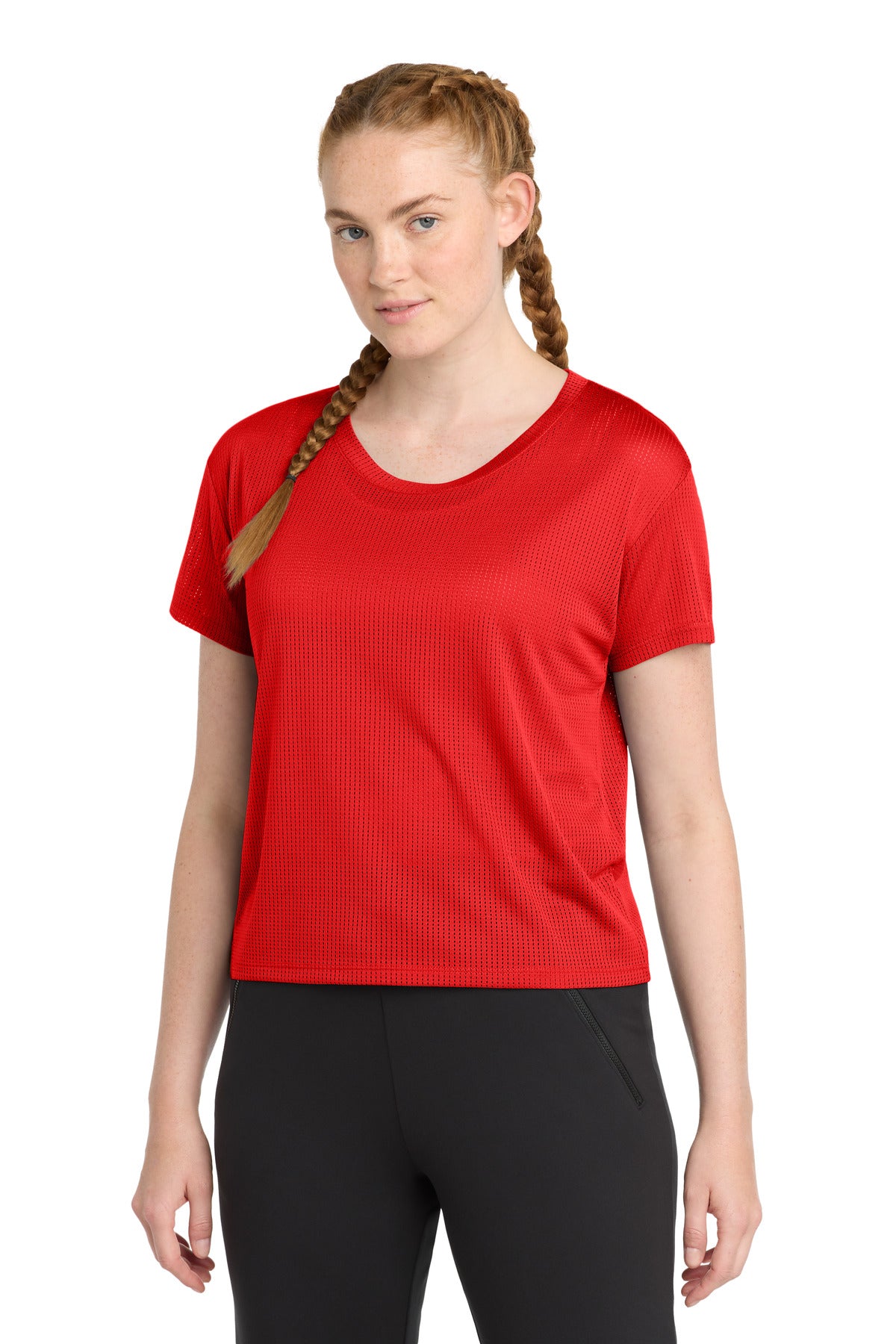 Sport-Tek  ®  Women's PosiCharge  ®  Draft Crop Tee. LST411