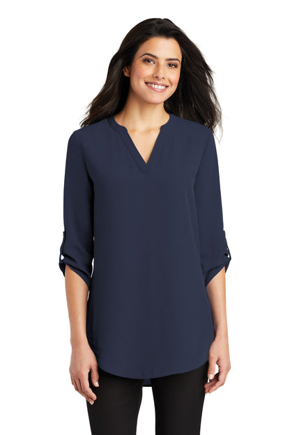 Port Authority Women's 3/4-Sleeve Tunic Blouse. LW701