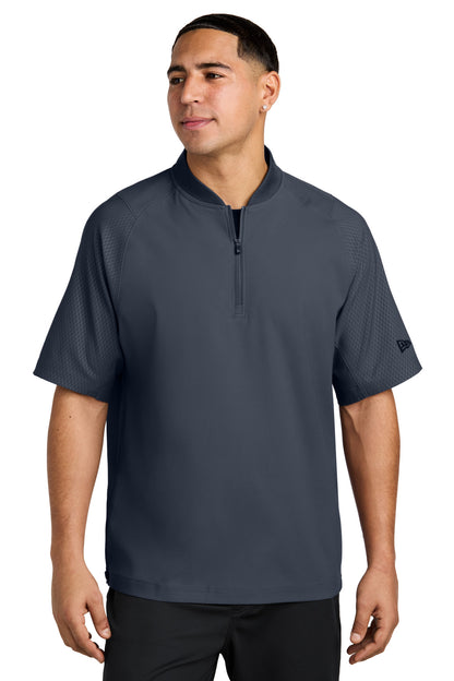 New Era  ®  Cage Short Sleeve 1/4-Zip Jacket. NEA600