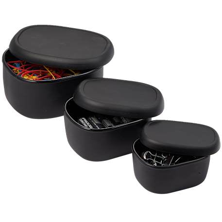 Zili Silicone Small Storage Containers  set of 3