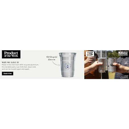Top Cup Aluminum Cup 16oz.
