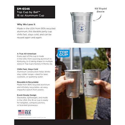 Top Cup Aluminum Cup 16oz.