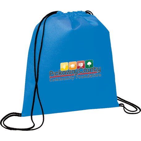 Evergreen Non-Woven Drawstring Bag