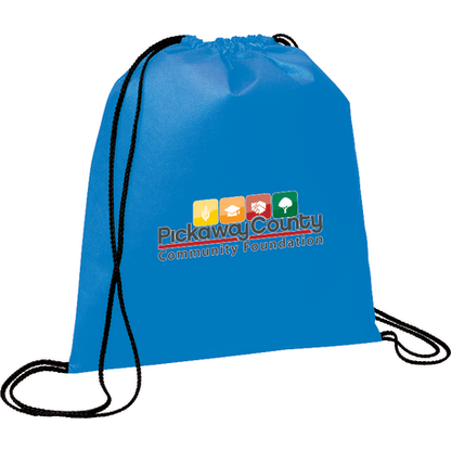 Evergreen Non-Woven Drawstring Bag