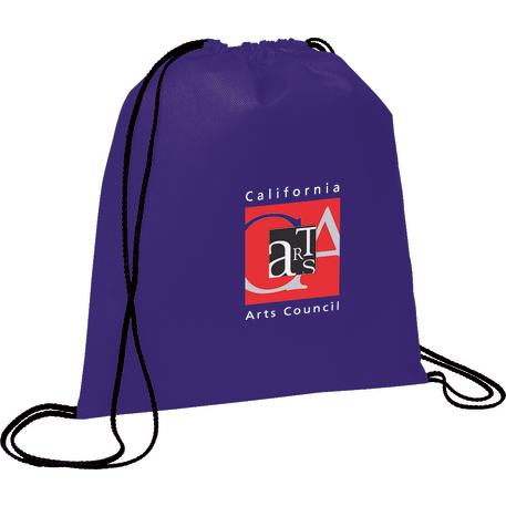 Evergreen Non-Woven Drawstring Bag