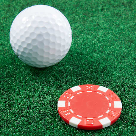 Recycled Poker Chip Ball Marker