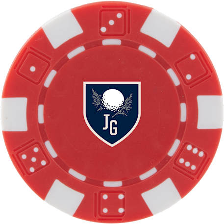 Recycled Poker Chip Ball Marker