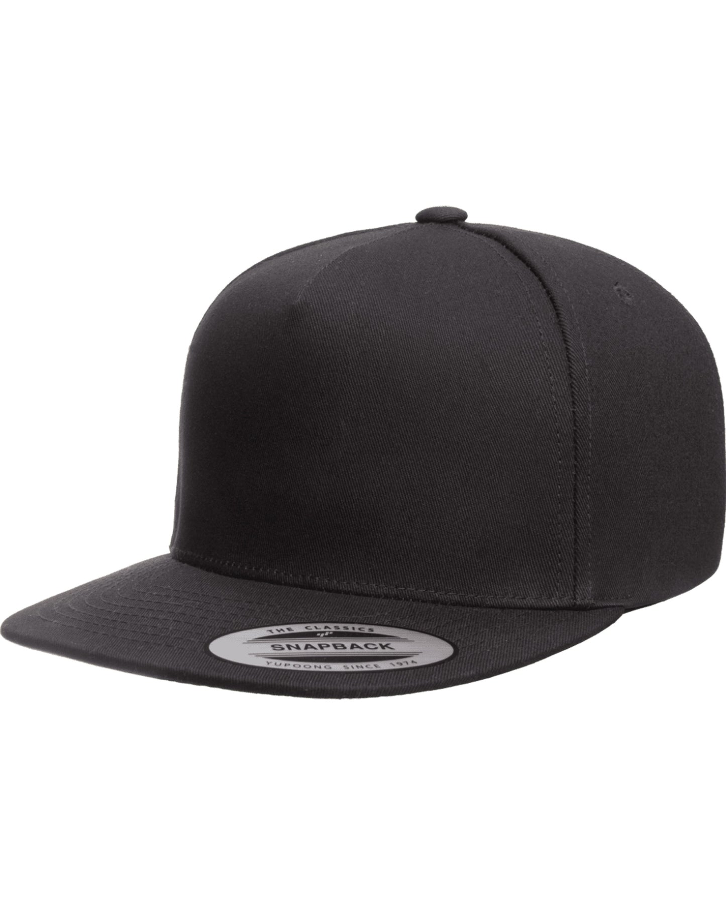 5 Panel Cotton Twill Snapback Cap