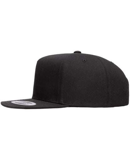 5 Panel Cotton Twill Snapback Cap