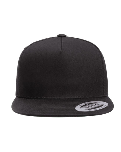 5 Panel Cotton Twill Snapback Cap