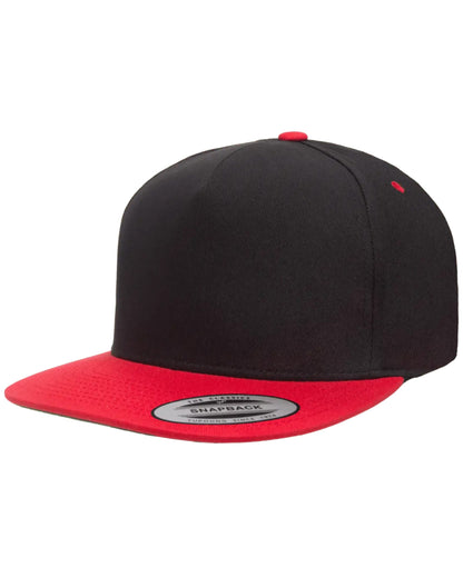 5 Panel Cotton Twill Snapback Cap