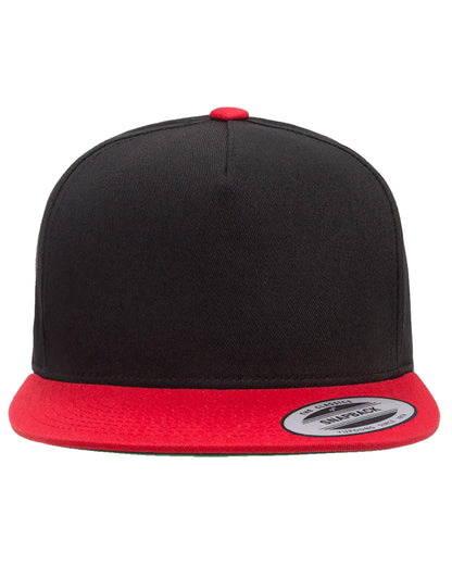 5 Panel Cotton Twill Snapback Cap