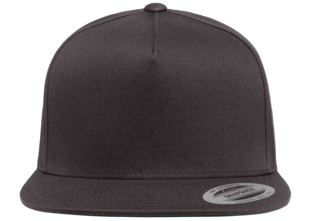 5 Panel Cotton Twill Snapback Cap