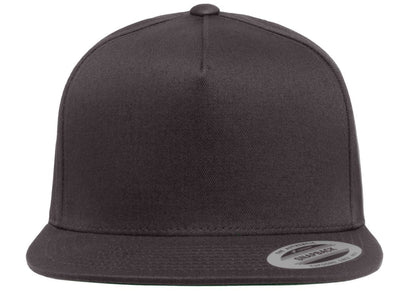 5 Panel Cotton Twill Snapback Cap